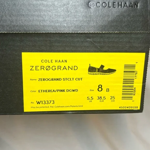 Cole Haan Women’s Zerogrand stitchlite Slip on flats. Size 8B Pink/Etherea NWT - Picture 2 of 8